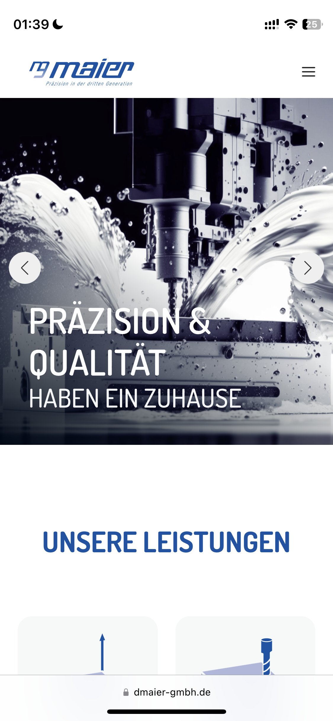website-dmaier-front-mobile