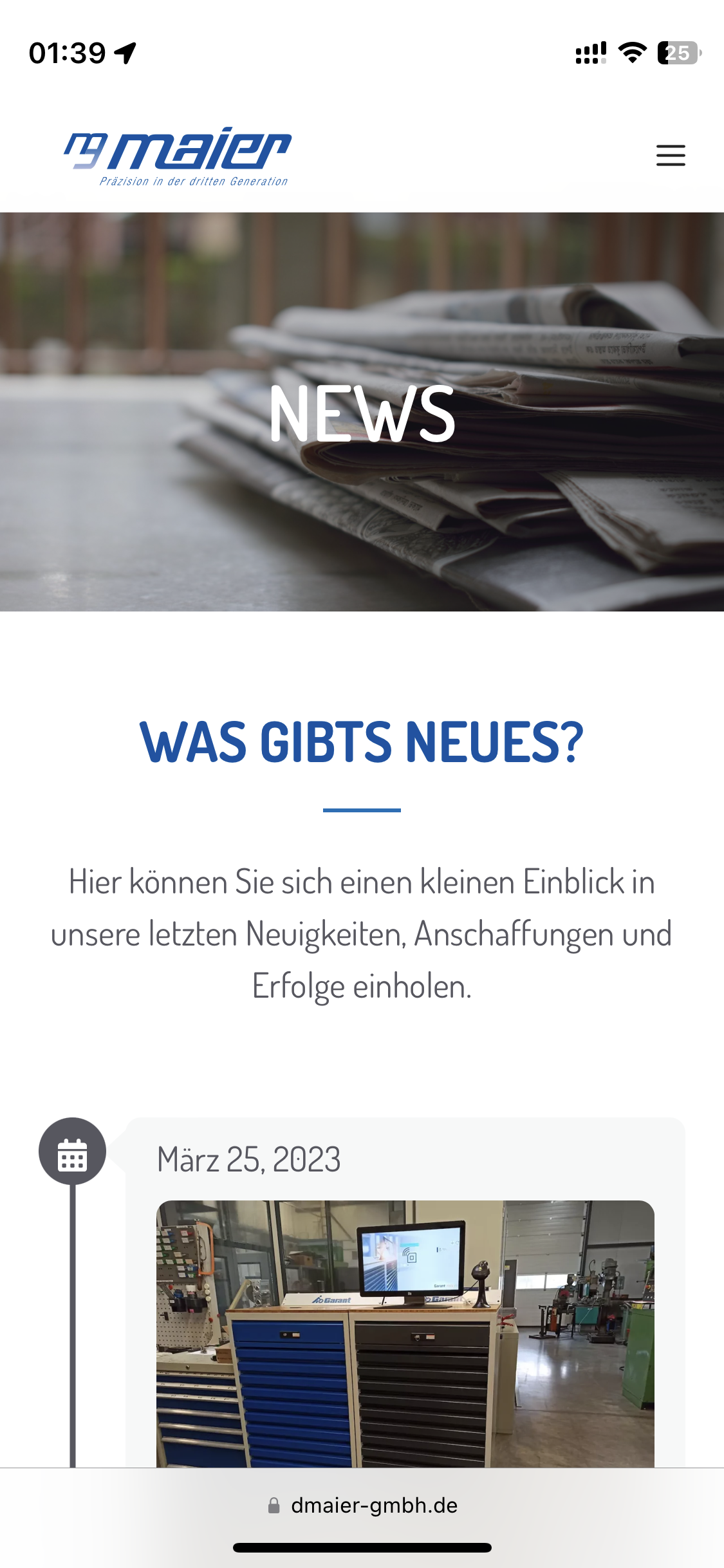 website-dmaier-mobile